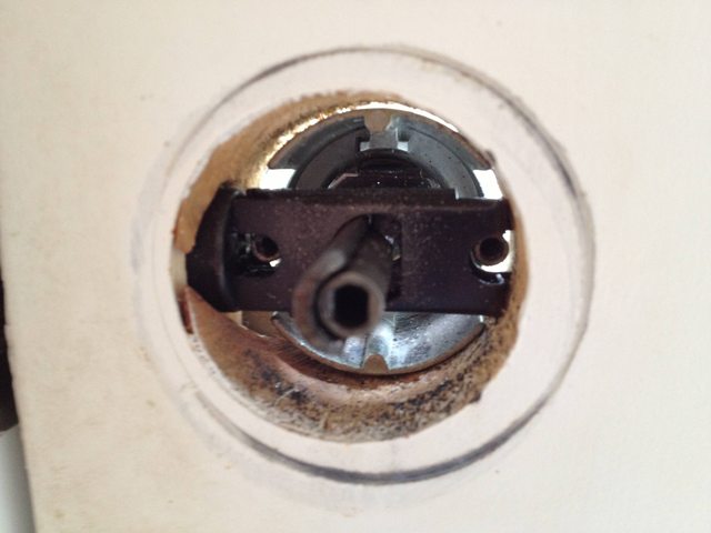 inside of a door knob photo - 1