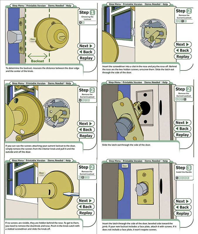install a door knob photo - 4