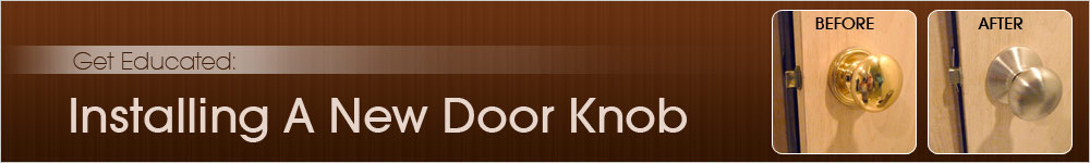 installing door knob photo - 6