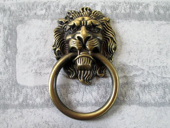 lion head door knob photo - 15