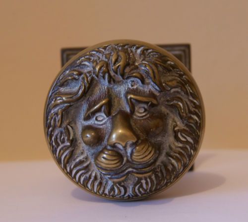 lion head door knob photo - 19