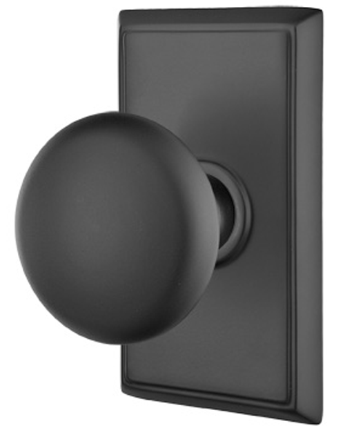 matte black door knobs photo - 15