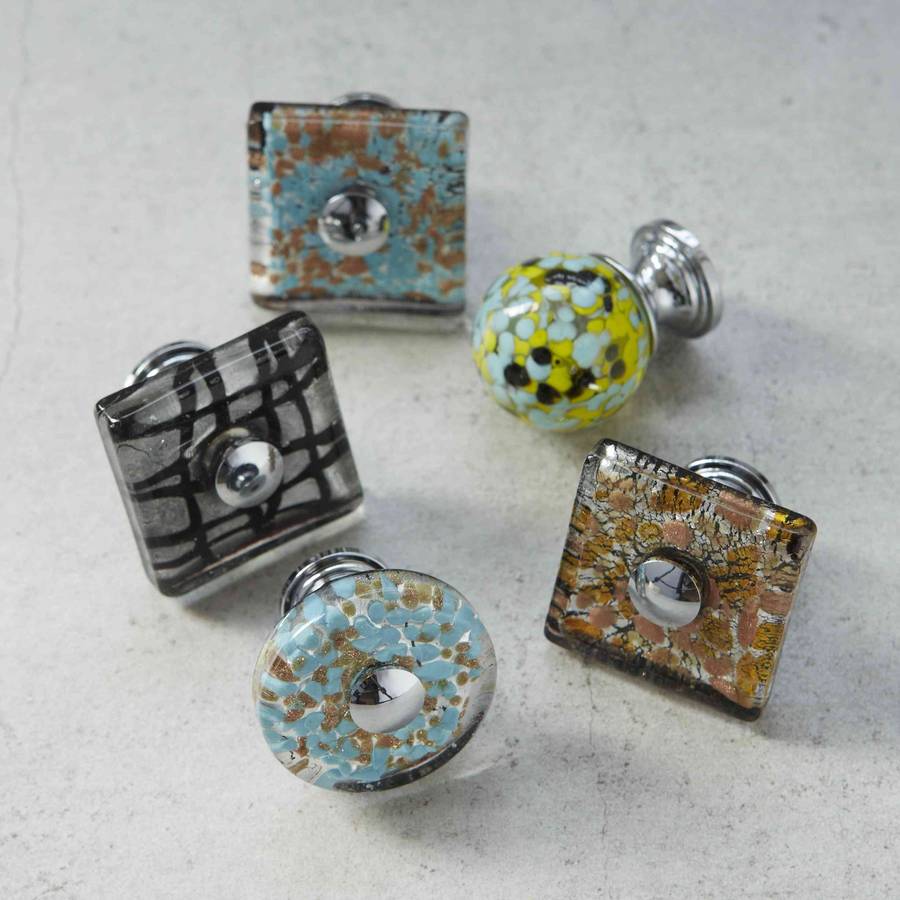 murano glass door knobs photo - 4