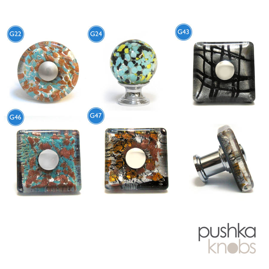 murano glass door knobs photo - 6