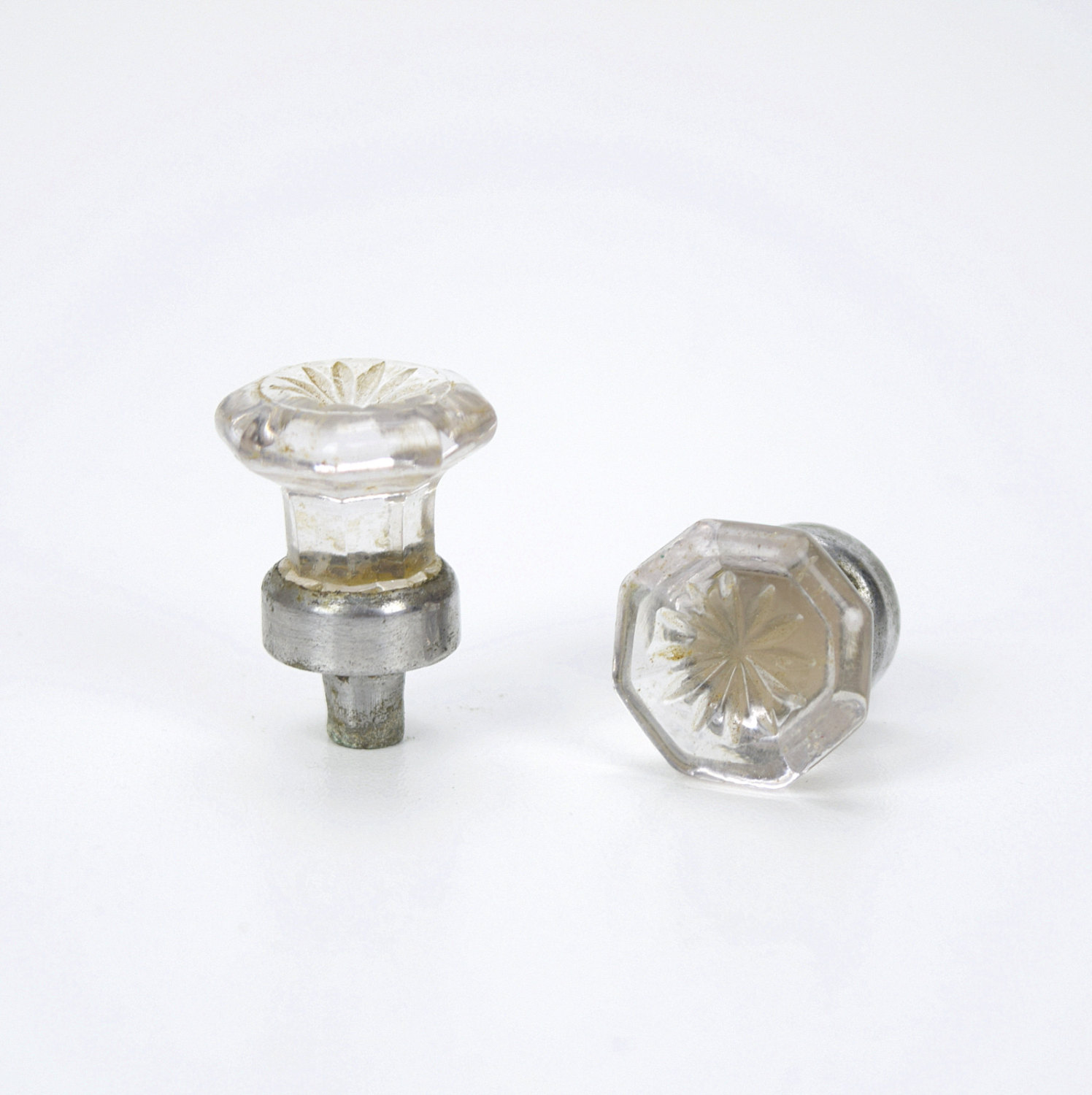 octagonal glass door knobs photo - 10