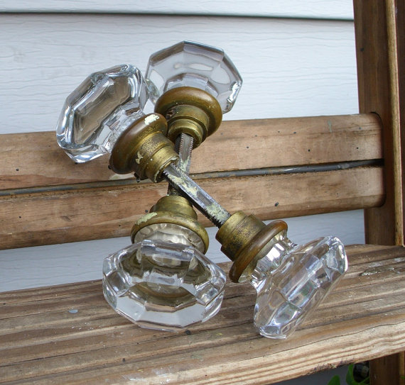 octagonal glass door knobs photo - 14