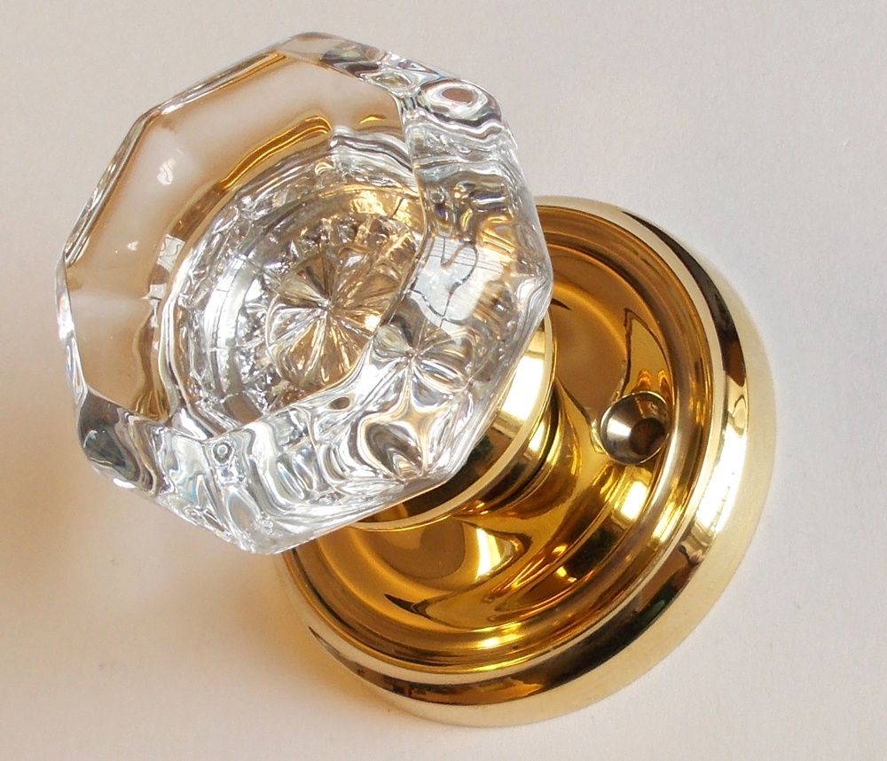 octagonal glass door knobs photo - 20