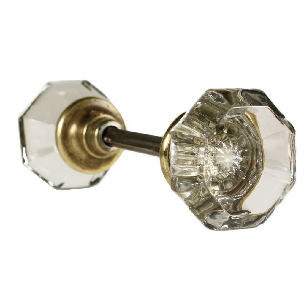 octagonal glass door knobs photo - 4