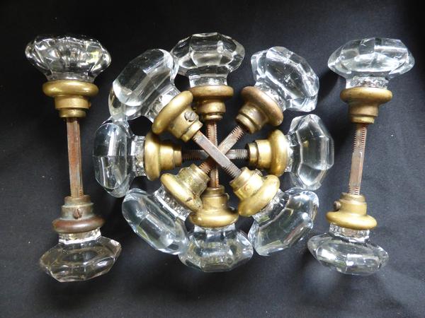 octagonal glass door knobs photo - 6