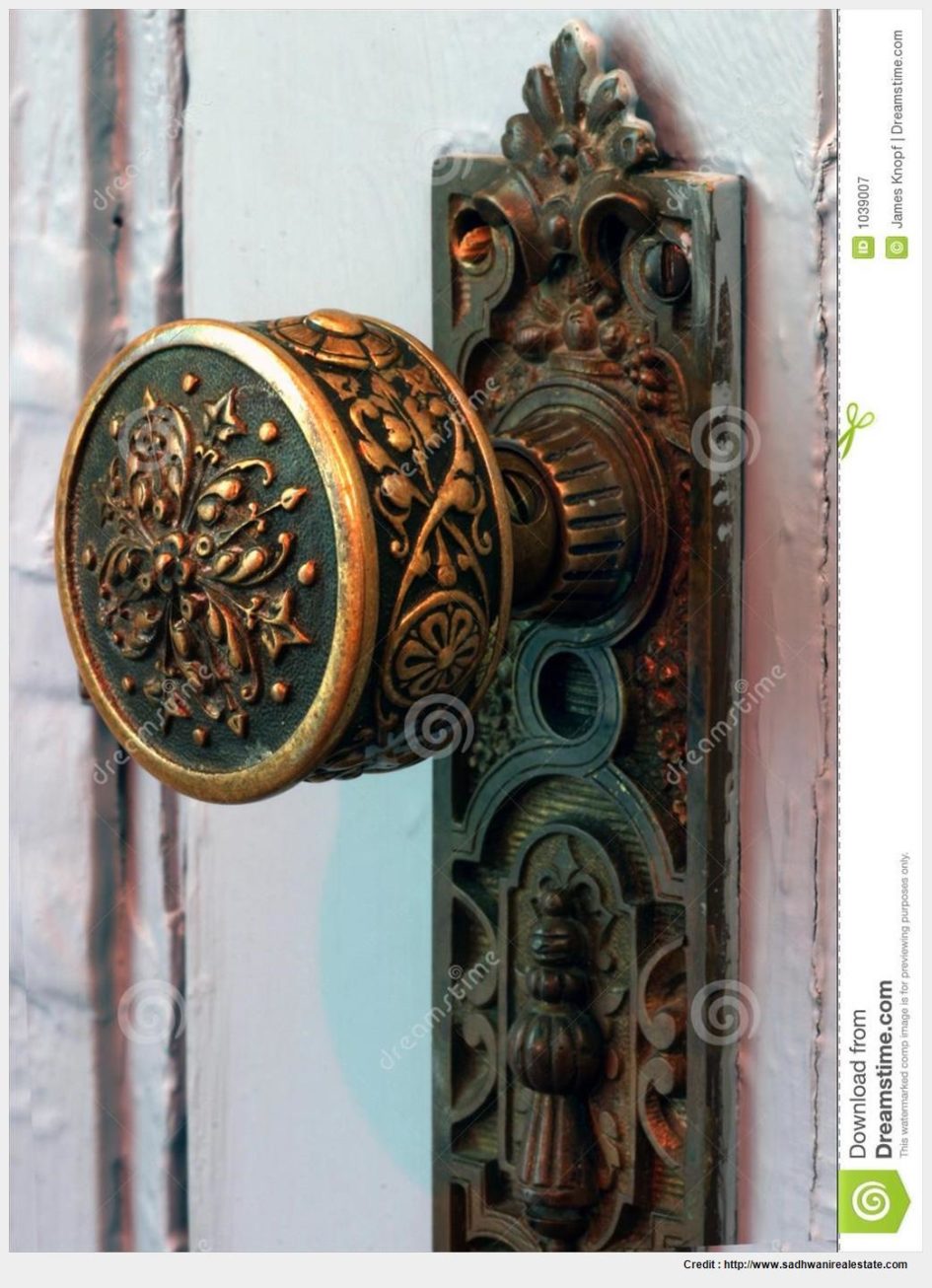 old fashioned door knobs hardware photo - 5