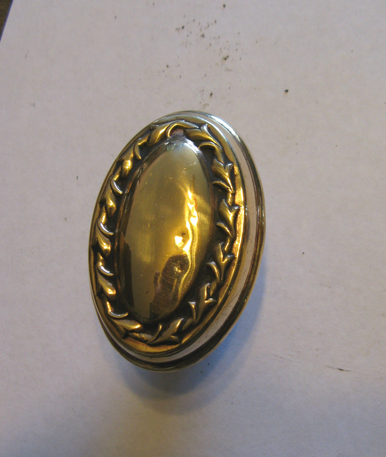 oval brass door knobs photo - 14