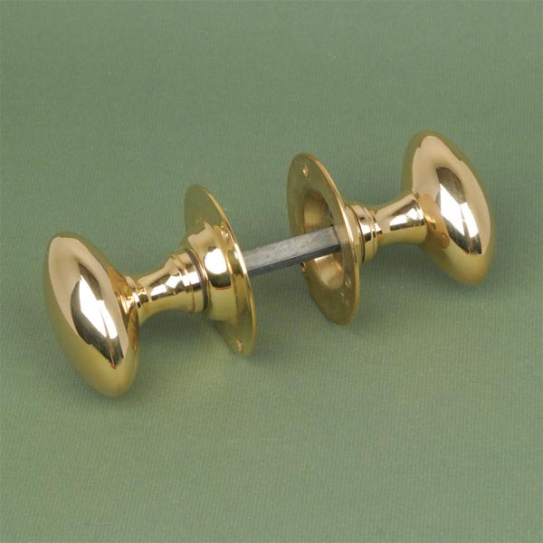 oval brass door knobs photo - 17