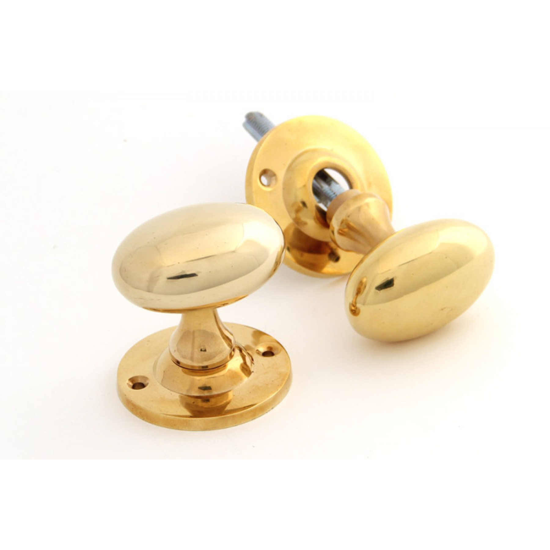 oval brass door knobs photo - 18