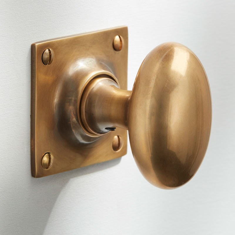 oval brass door knobs photo - 4