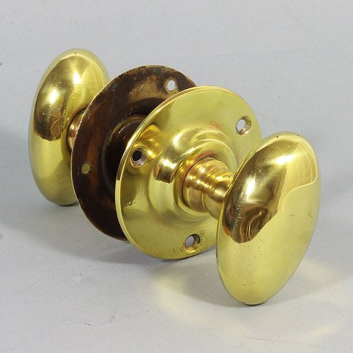 oval brass door knobs photo - 9