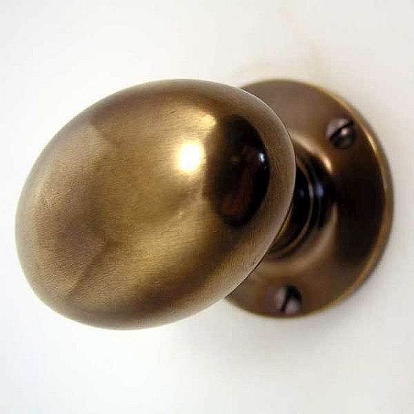 oval door knob photo - 7