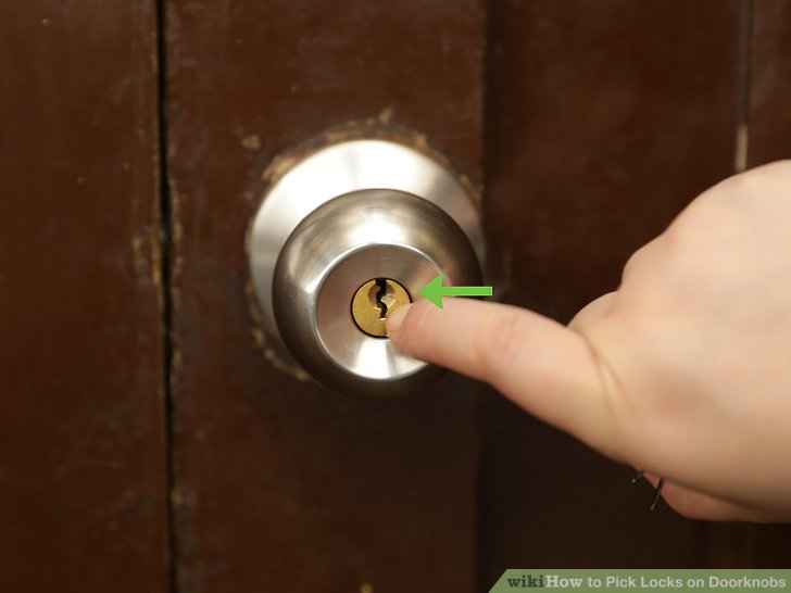 picking a door knob lock photo - 5