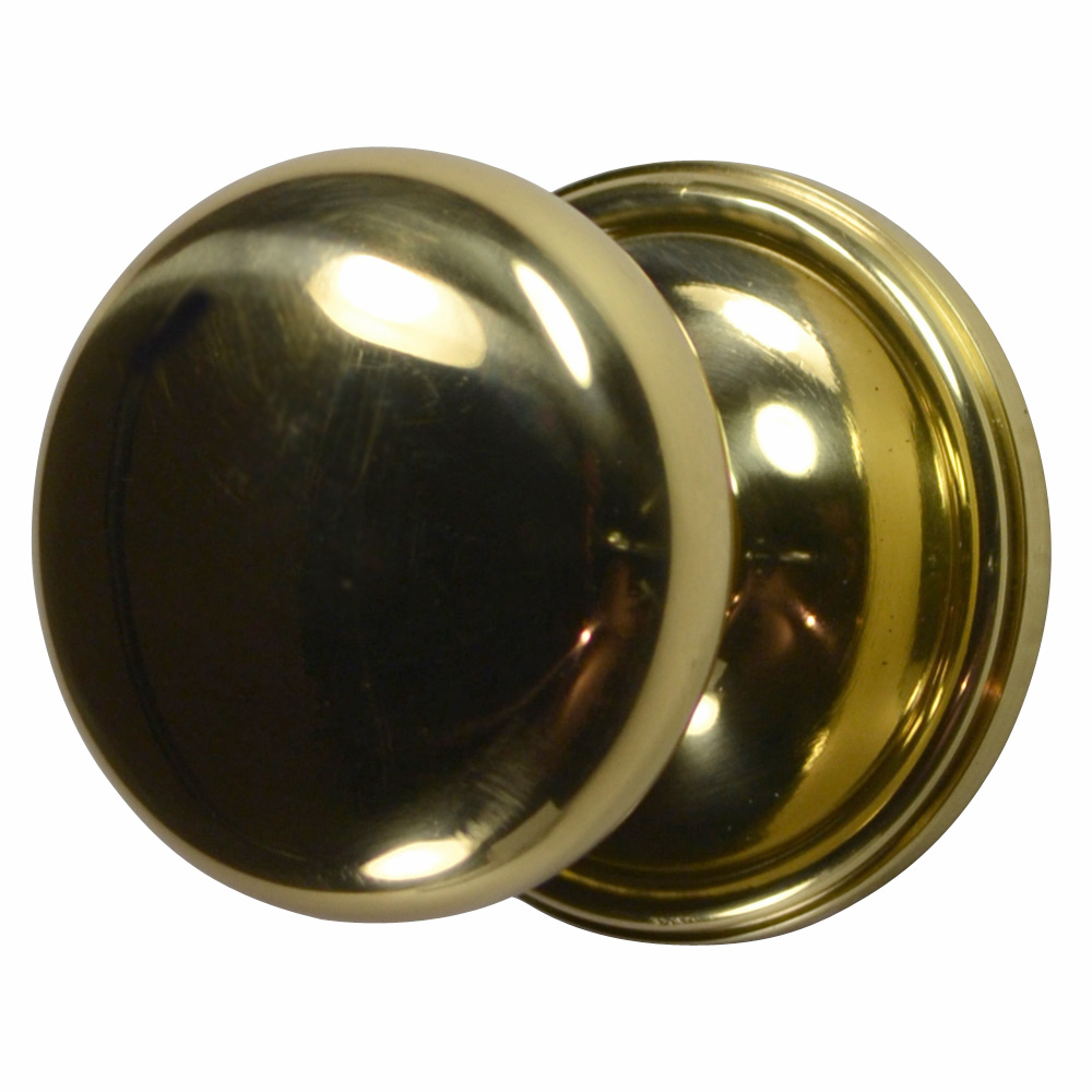 polished brass door knobs photo - 17