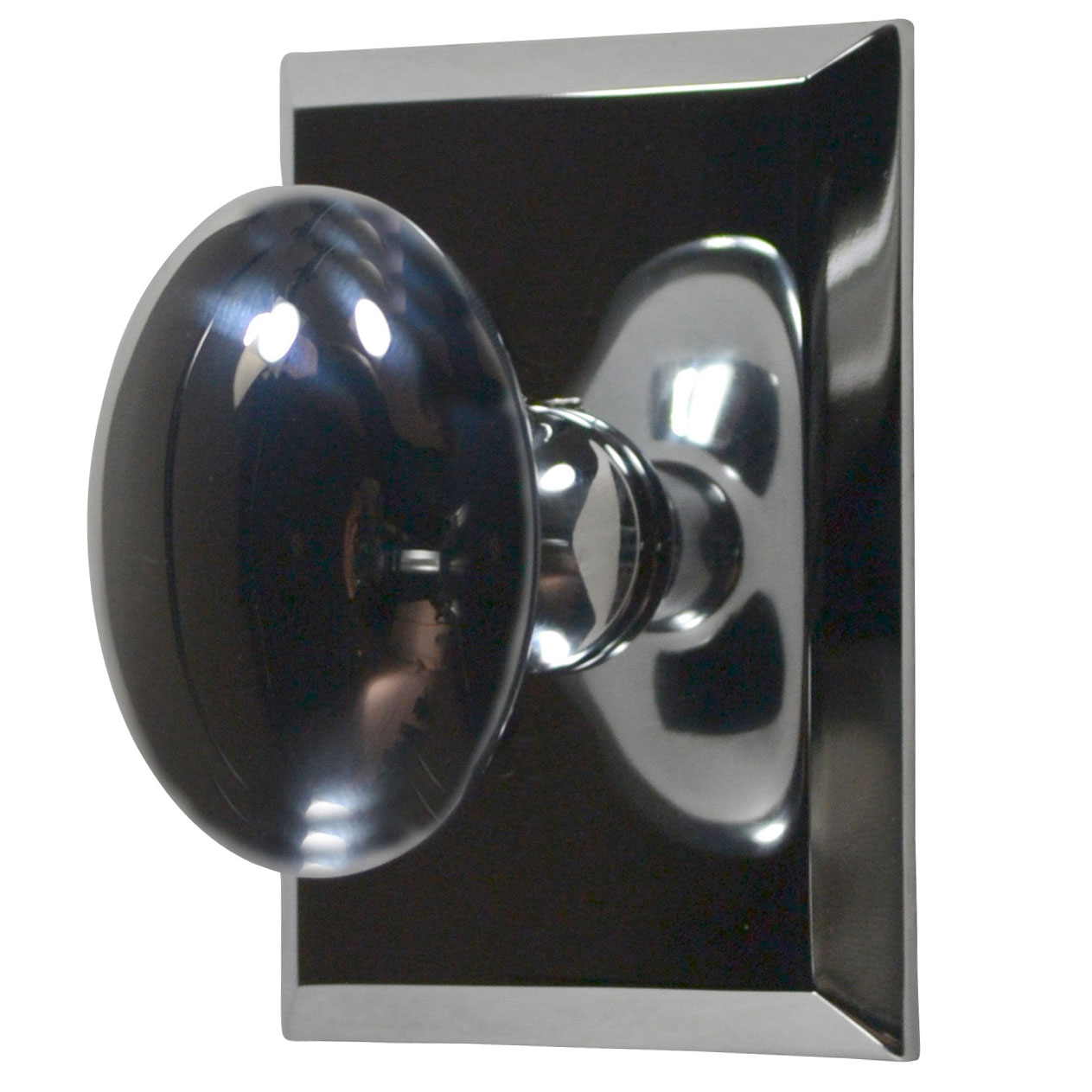 polished chrome door knob photo - 10