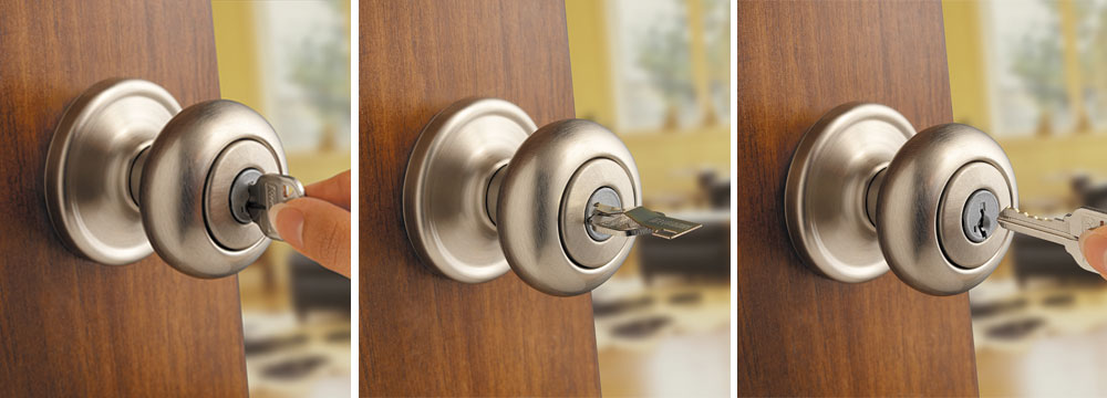 remove kwikset door knob photo - 16