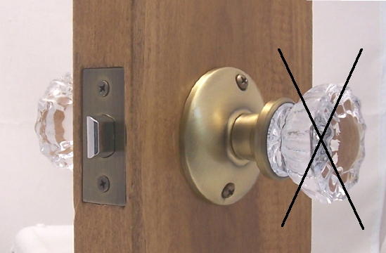 replace old door knob photo - 7