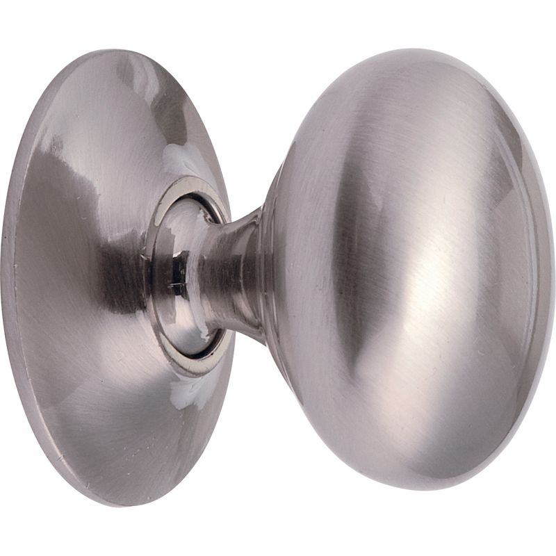 Melody Jane 1:12 Scale Miniature Satin Nickel Door Knobs With Keyholes – Pack Of 4 For Dollhouse