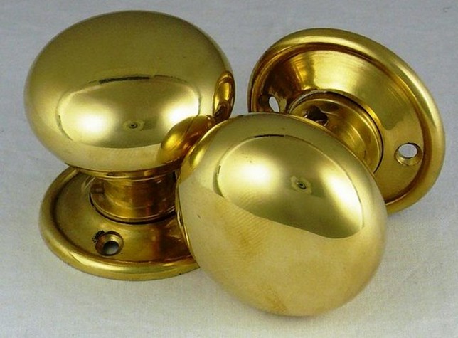 solid brass door knobs photo - 12