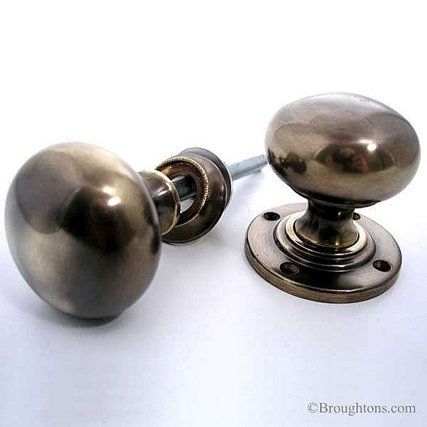 unlacquered brass door knobs photo - 11