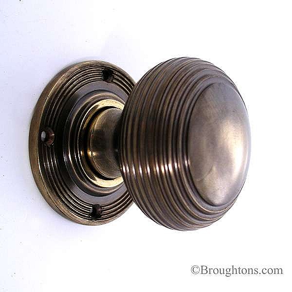 unlacquered brass door knobs photo - 13