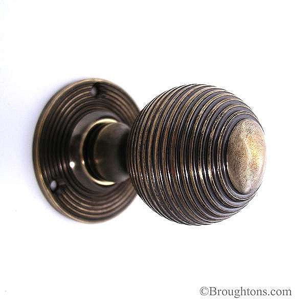 unlacquered brass door knobs photo - 8