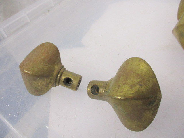 victorian brass door knobs photo - 16