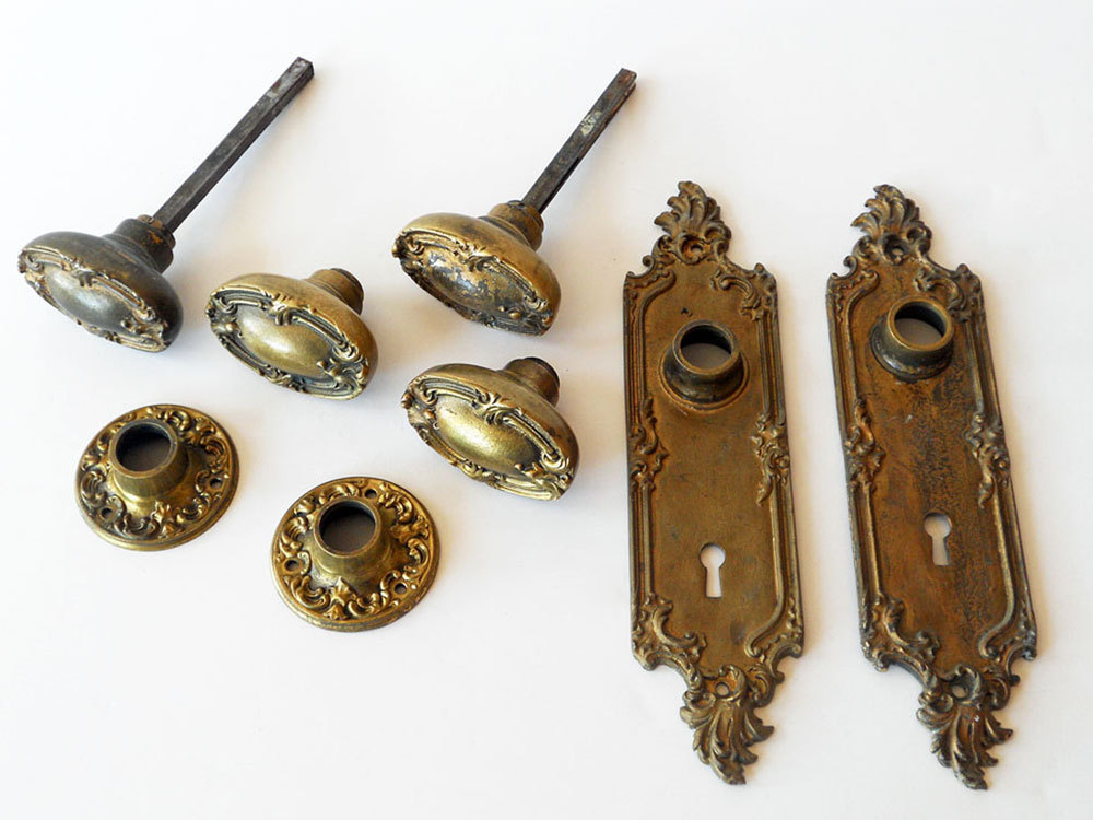 vintage door knob sets photo - 2