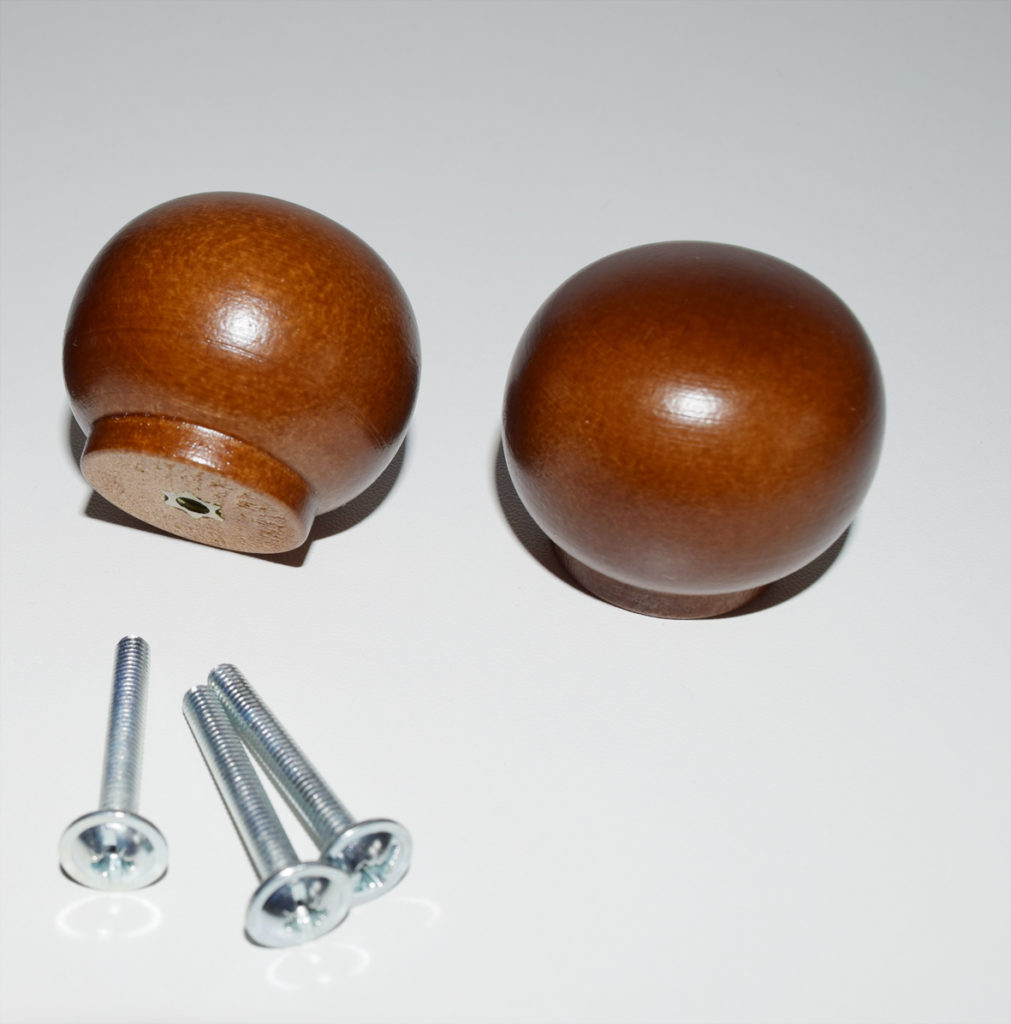 walnut door knobs photo - 9